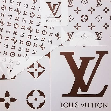 louis vuitton stencil for cakes and all purposes|Louis Vuitton pattern stencil.